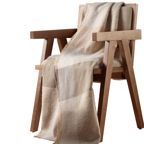 Biederlack plaid white - biederlack,
