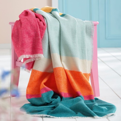 Biederlack plaid happy stripe - happy,