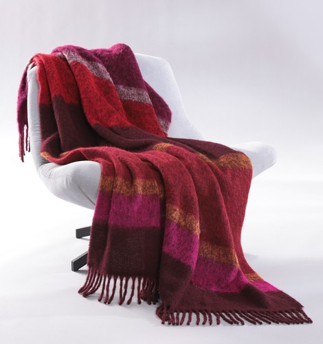 Biederlack fransenplaid - biederlack,